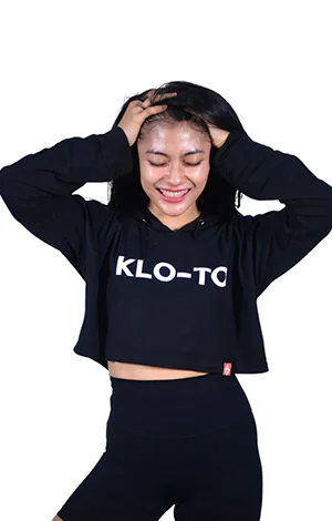 KLO-TO Women Crop Hoodie